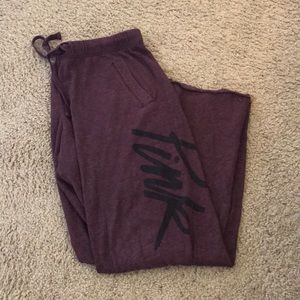 VSPink brand maroon sweatpants size M